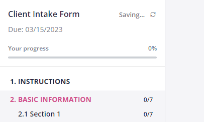 auto-saving forms
