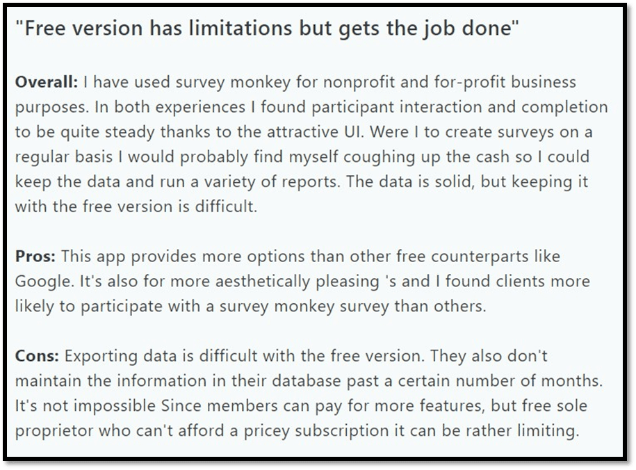 typeform alternatives - survey monkey