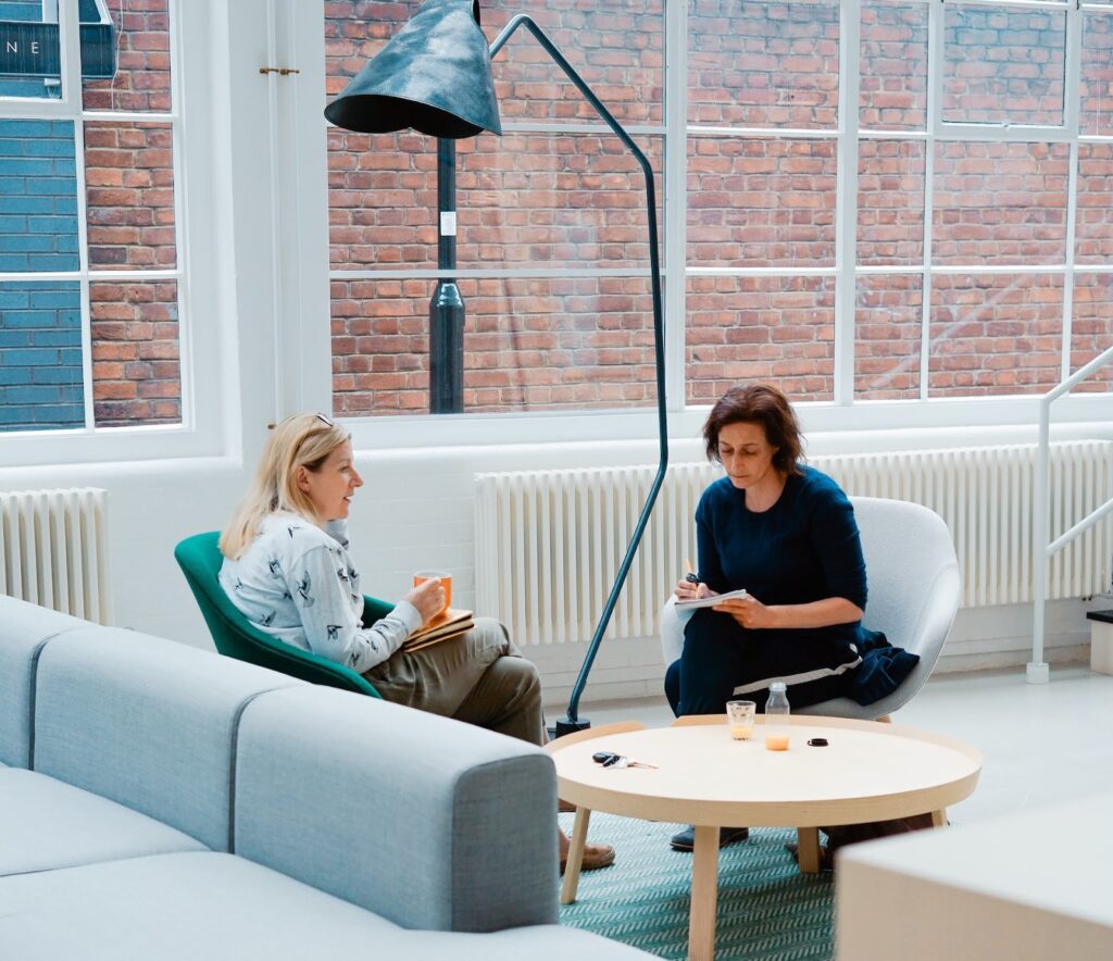 accounting work/life balance one on one with an employee