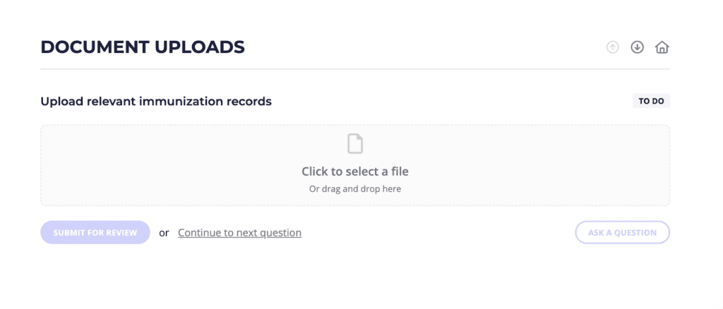 Content Snare document uploads