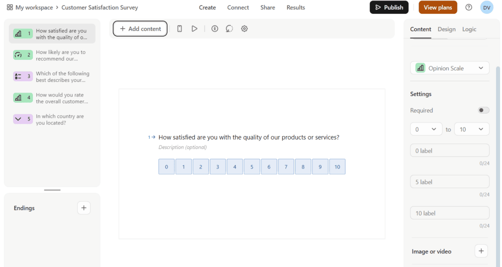 form builder Typeform form builder Typeform